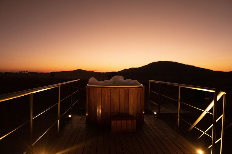 Sunset Rooftop House: cabana com vista em Pirenópolis