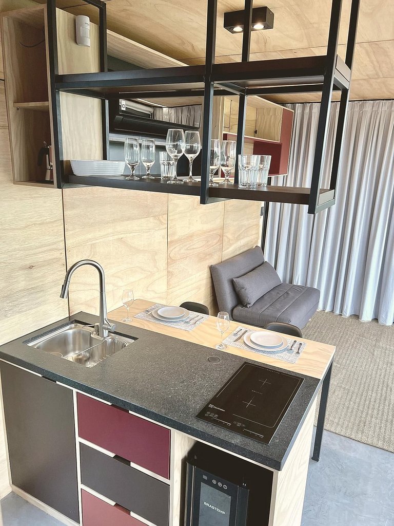 Summer Glass Home: cabana de vidro com ofurô em Pirenópolis