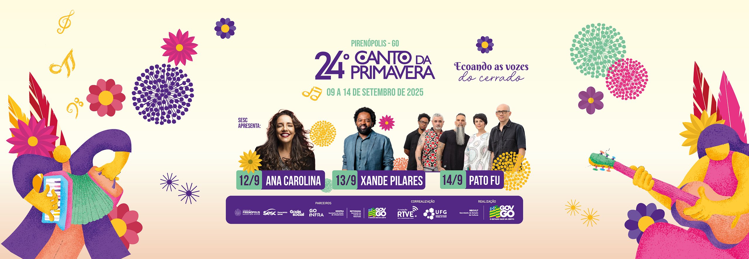 🎶 Canto da Primavera 2025 promete emoção e grandes nomes da música brasileira