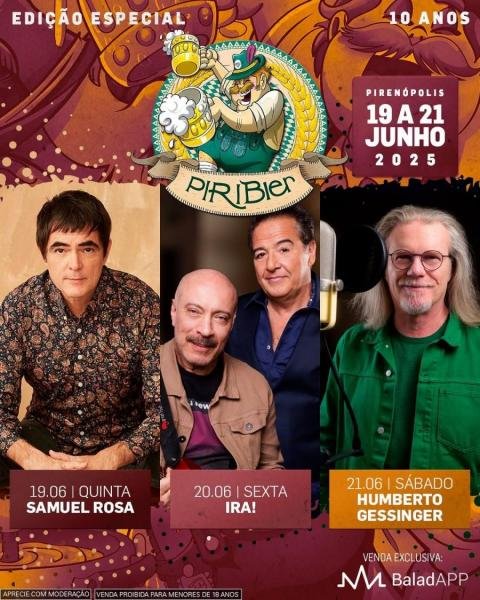 PiriBier 2025: Festival comemora 10 anos de cultura cervejeira em Pirenópolis com edição histórica